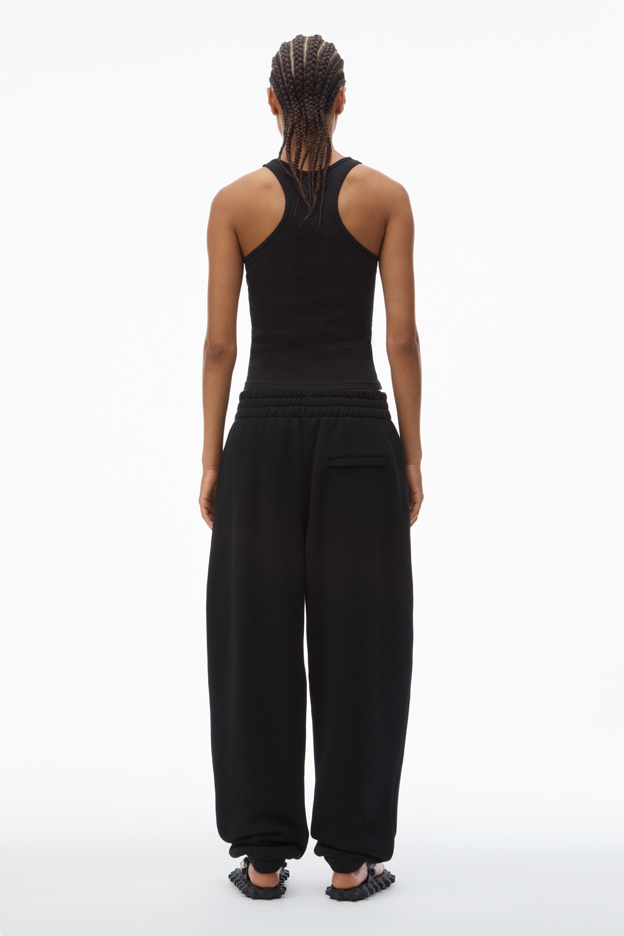 PUFF LOGO SWEATPANT IN STRUCTURED TERRY - 5