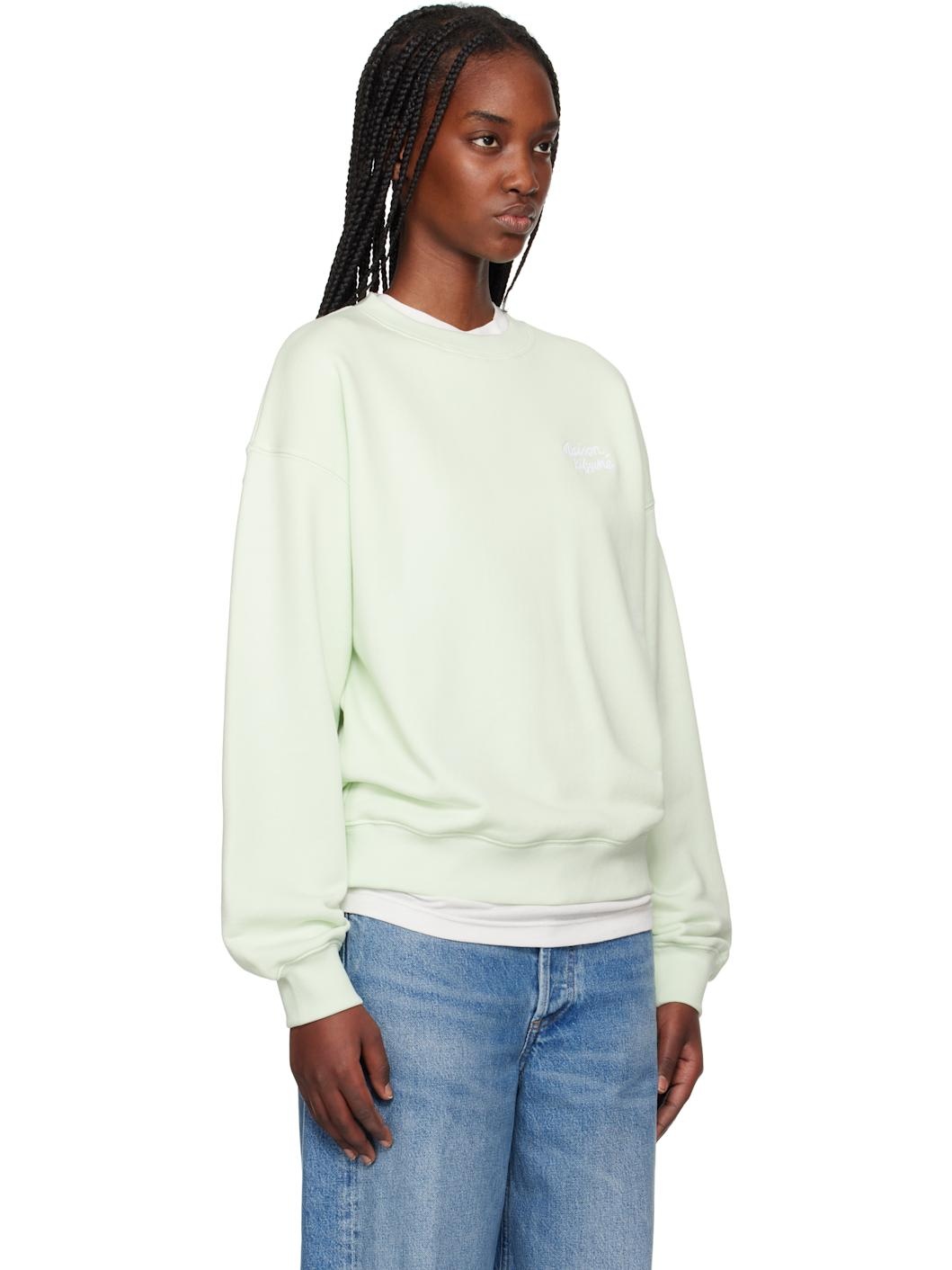Green '' Handwriting Comfort Sweatshirt - 2