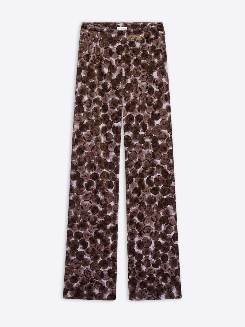 PRINTED VELVET 바지 - 1