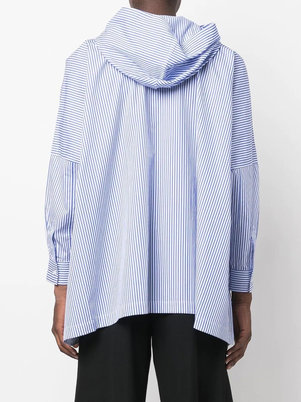 striped hooded shirt - 4