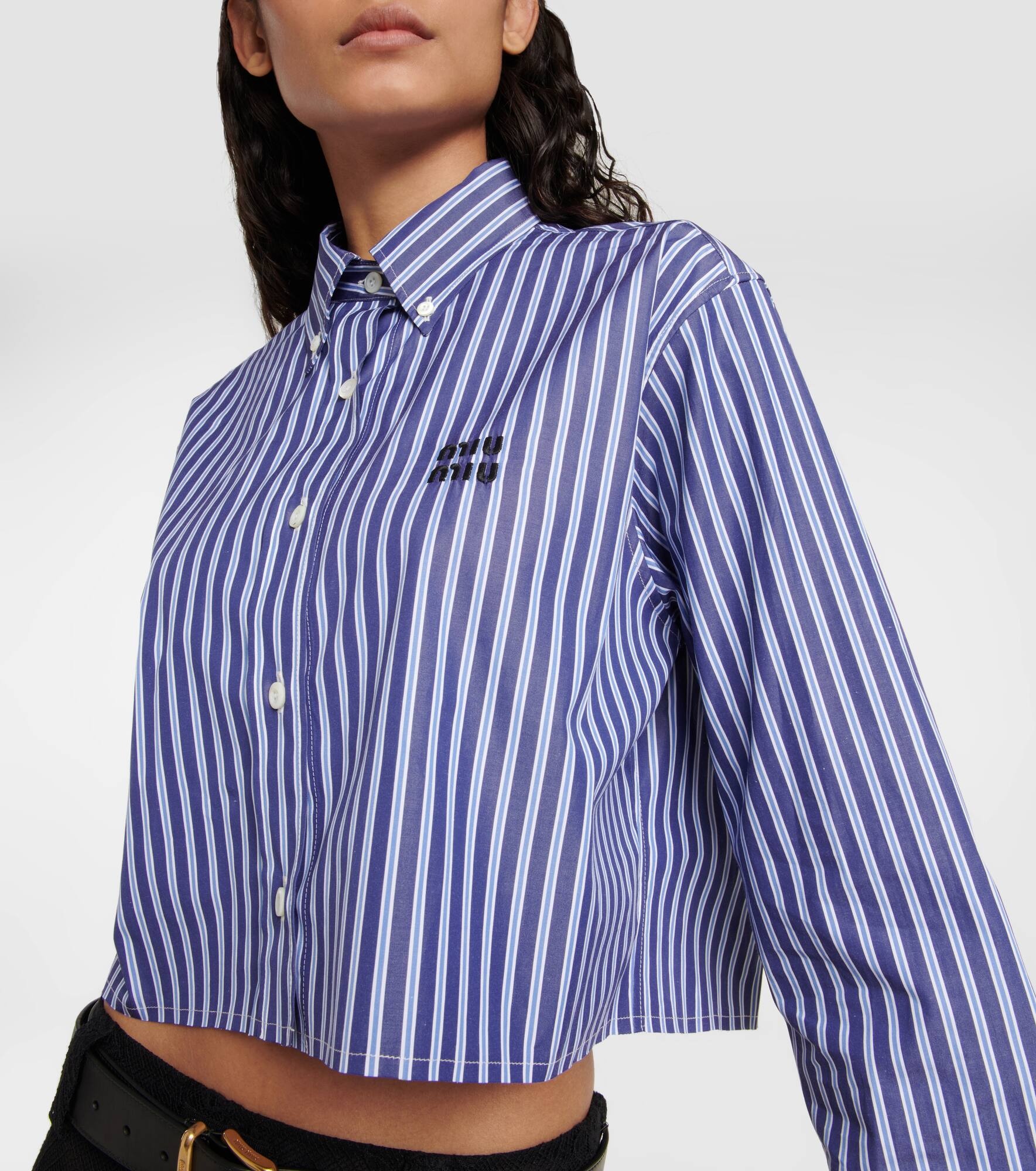 Long-sleeve cropped shirt - 6