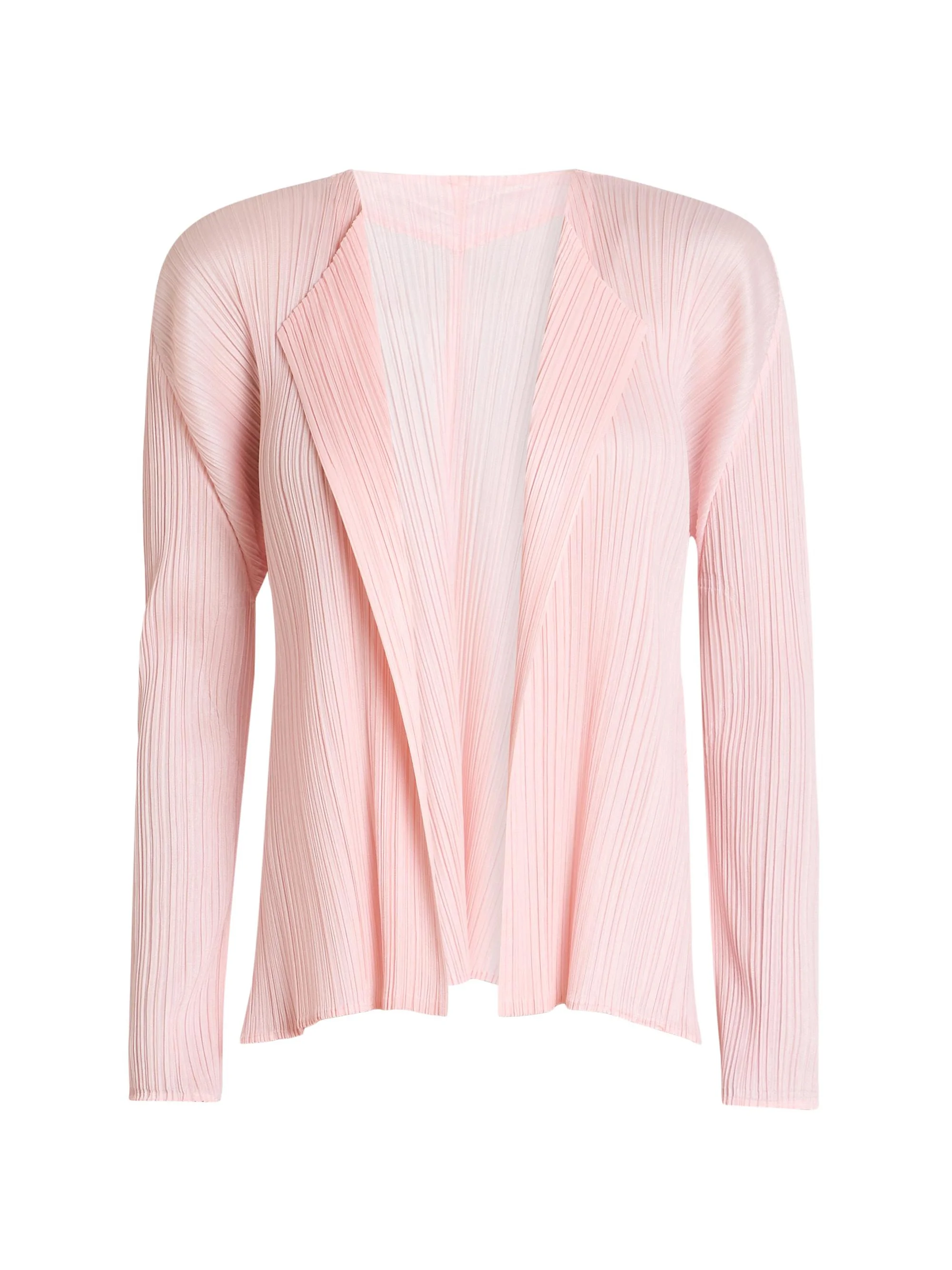 Women's Monthly Colors: March Plissé Blazer - Light Pink - 1