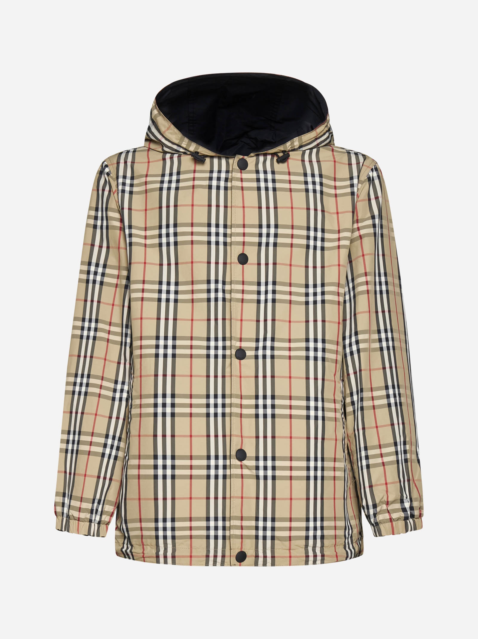 Burberry Rainford check reversible nylon jacket