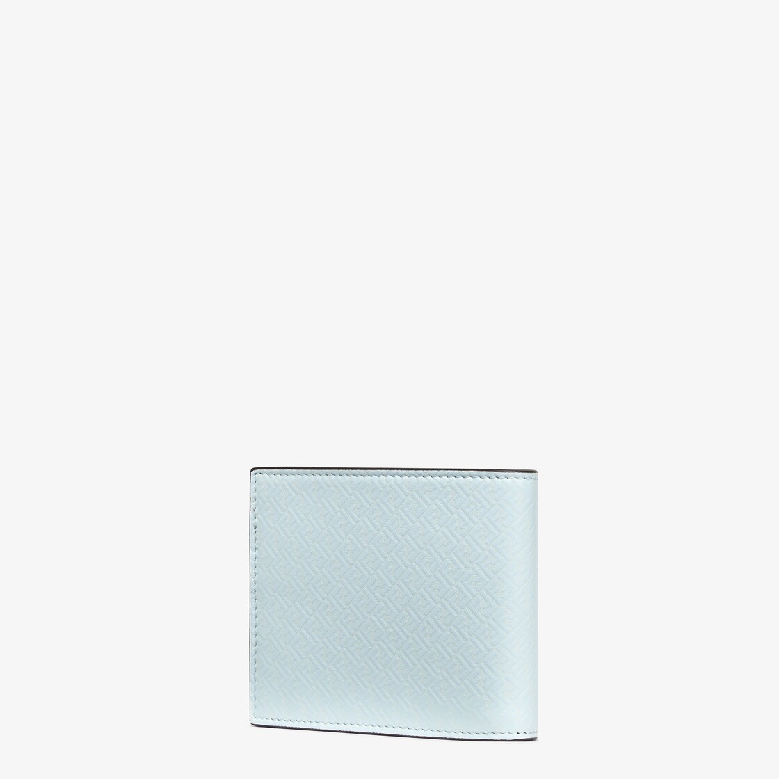 Light blue leather bi-fold wallet - 2