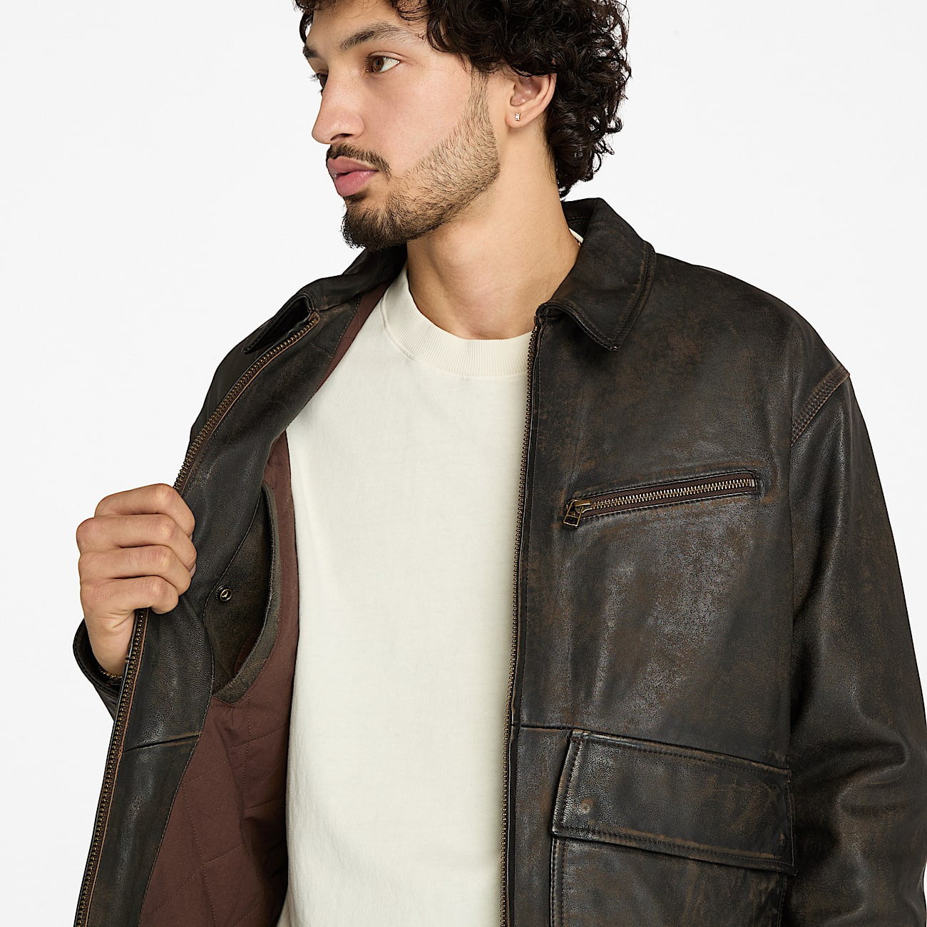 Men's Strafford Leather Jacket - 4