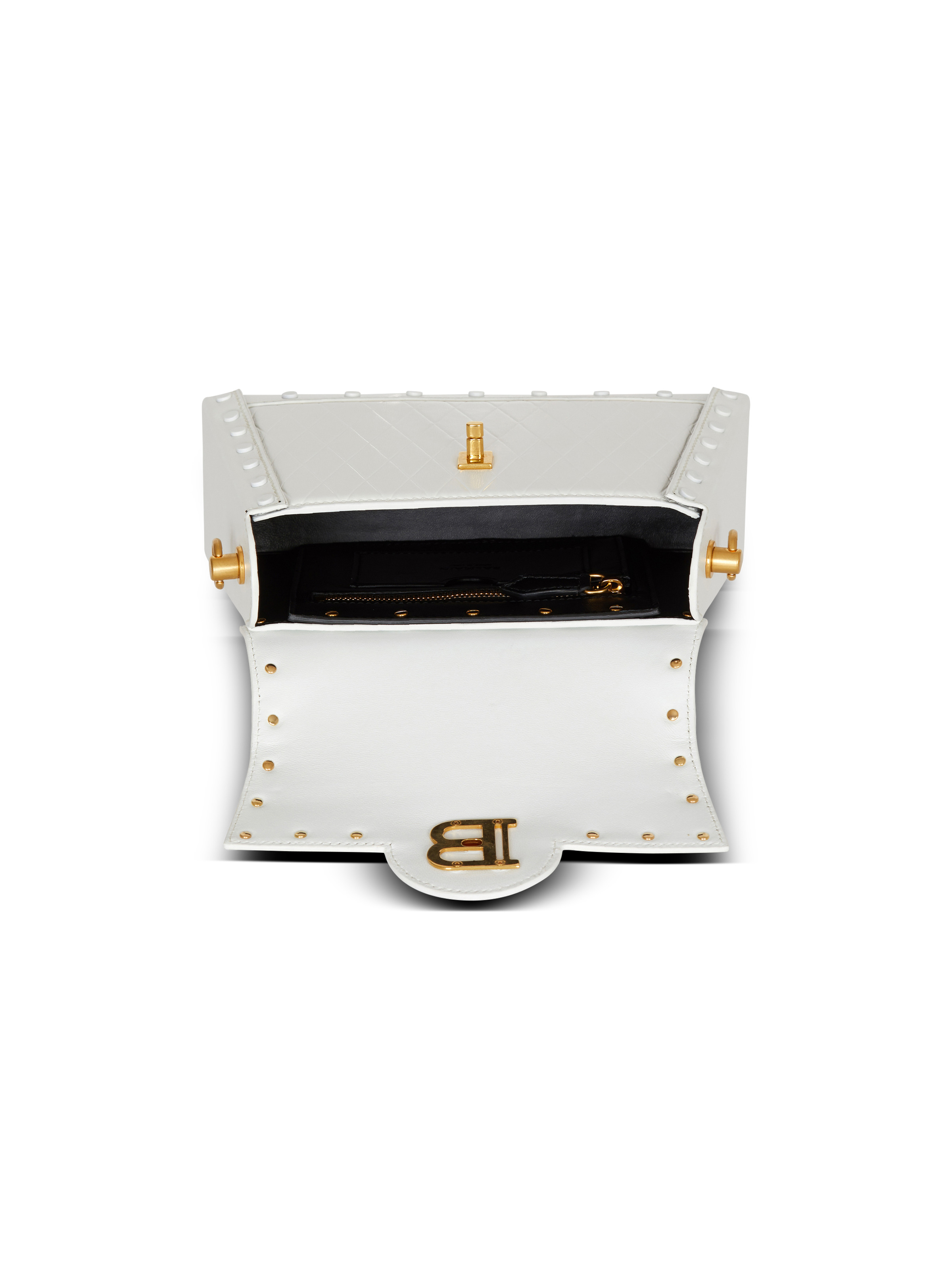 B-Buzz Dynasty bag in grid-embossed calfskin - 6