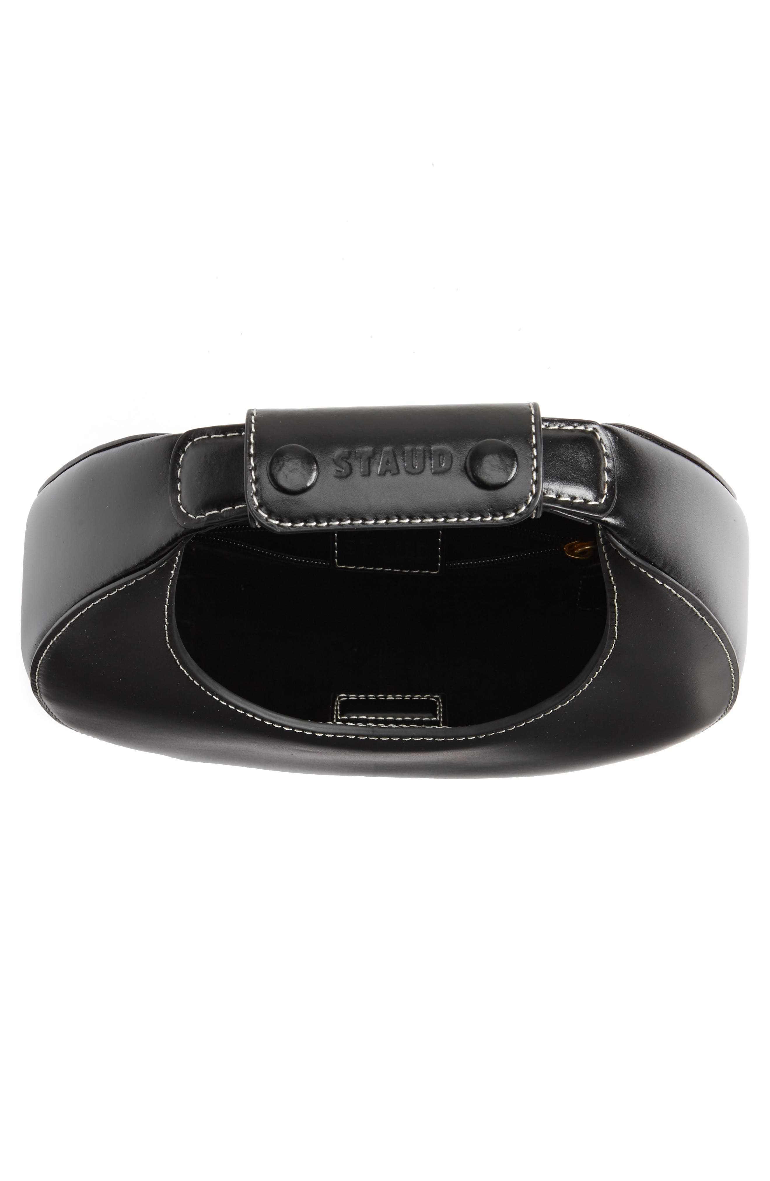 STAUD Mini Moon Handbag in Black at Nordstrom - 5