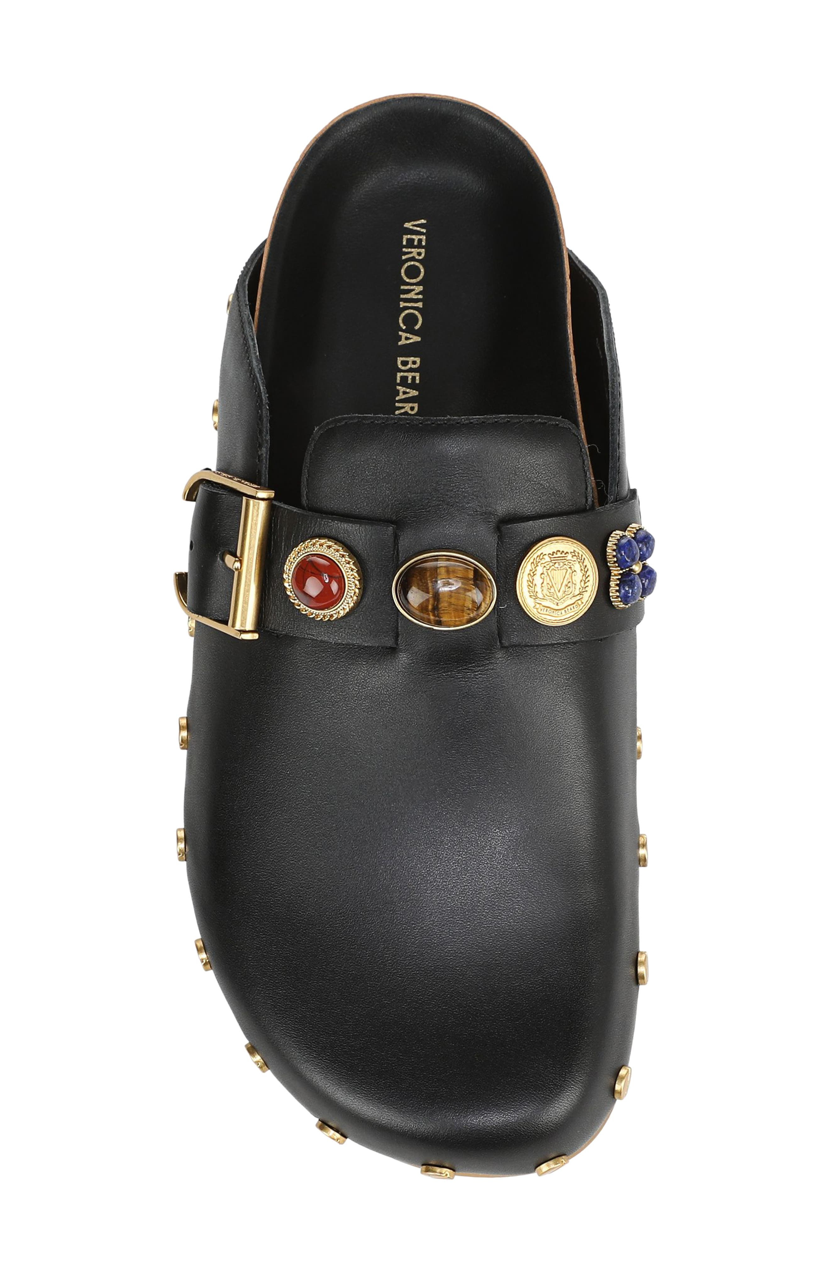 Veronica Beard Fern Charm Clog in Black at Nordstrom - 5