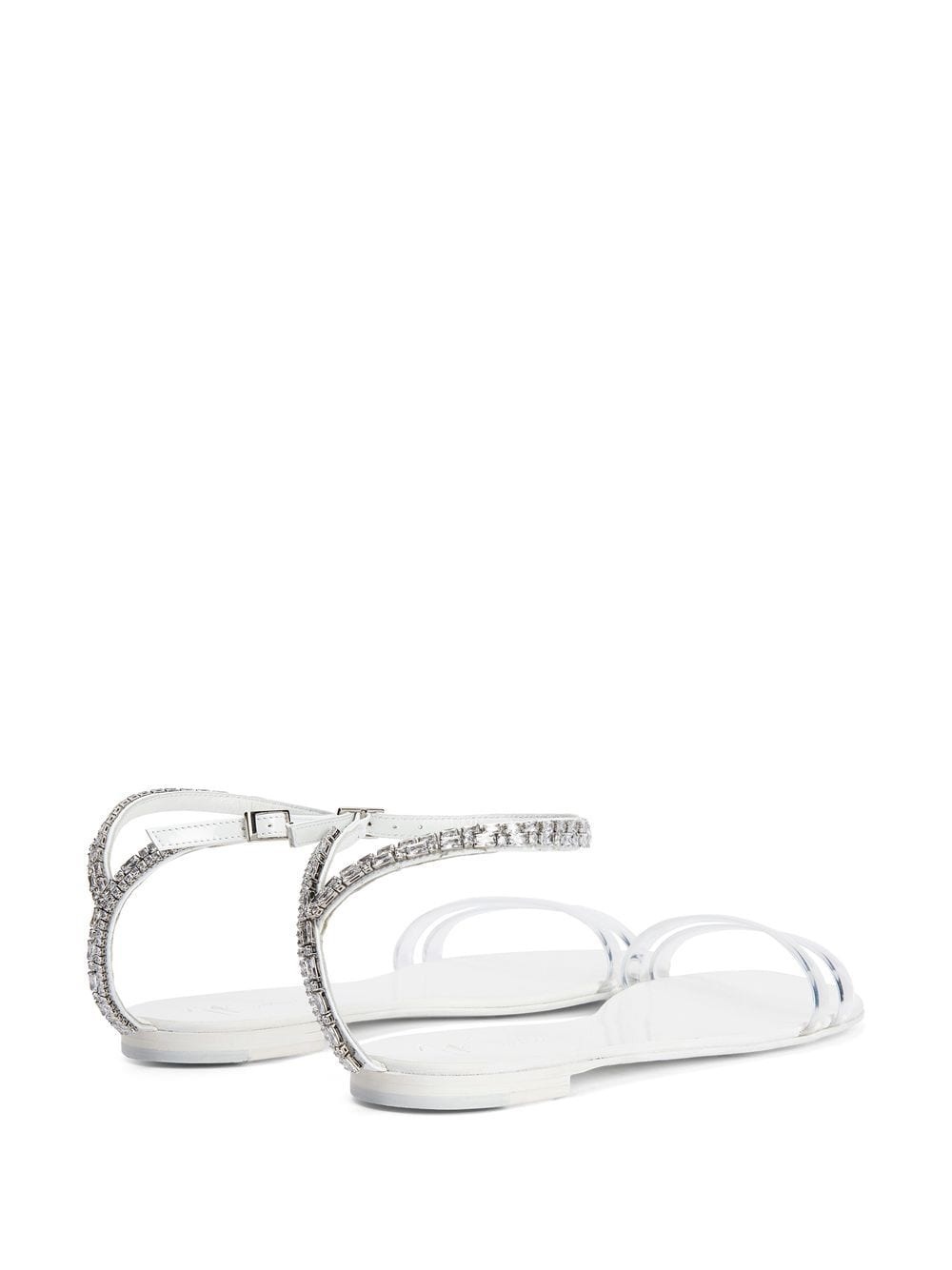 Agathe Plexi double-strap sandals - 3