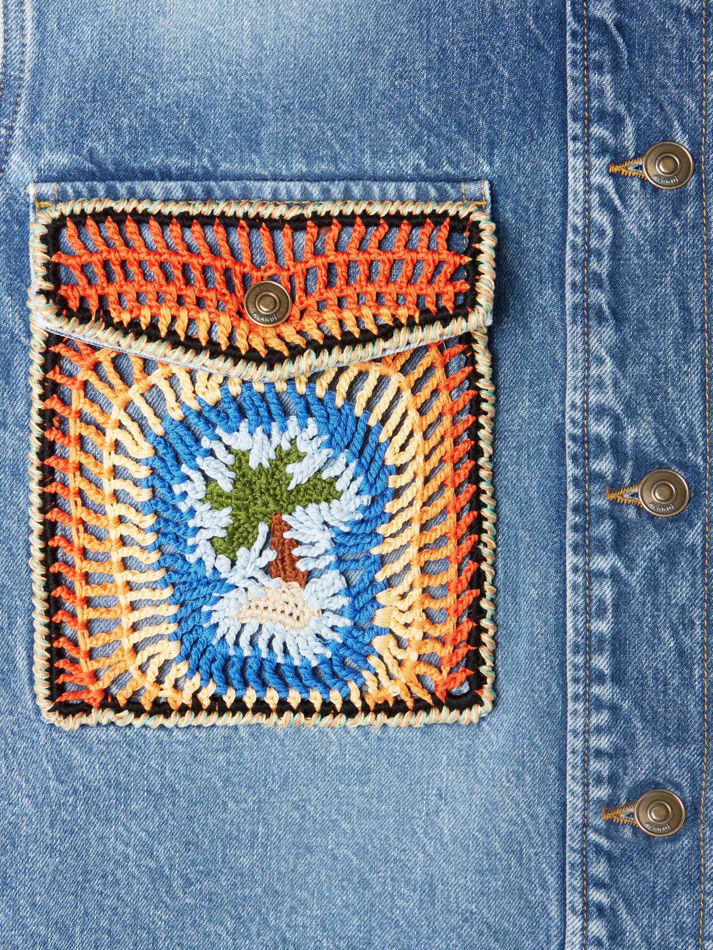 Sunny Crochet Denim Shirt - 7