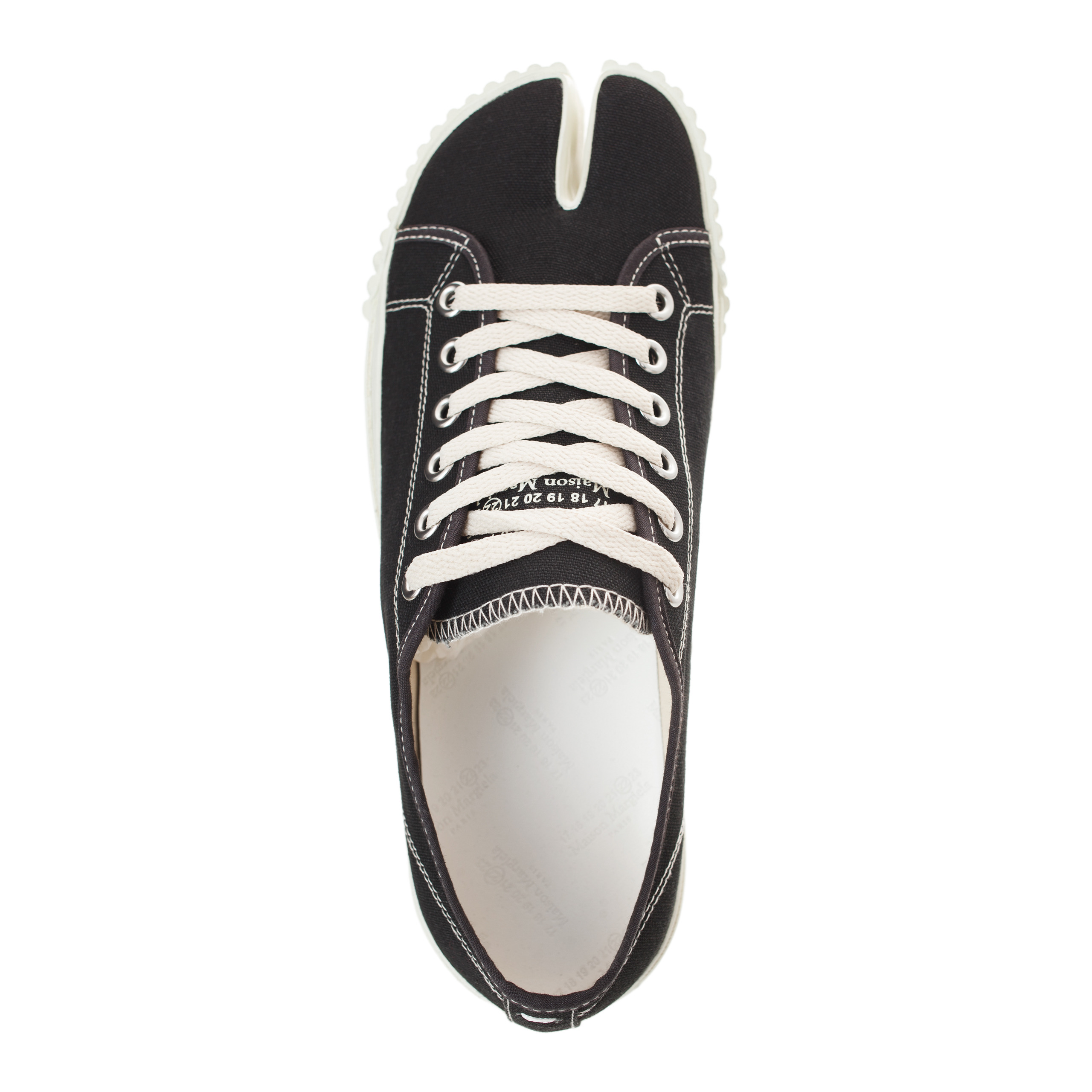 BLACK TABI SNEAKERS - 3