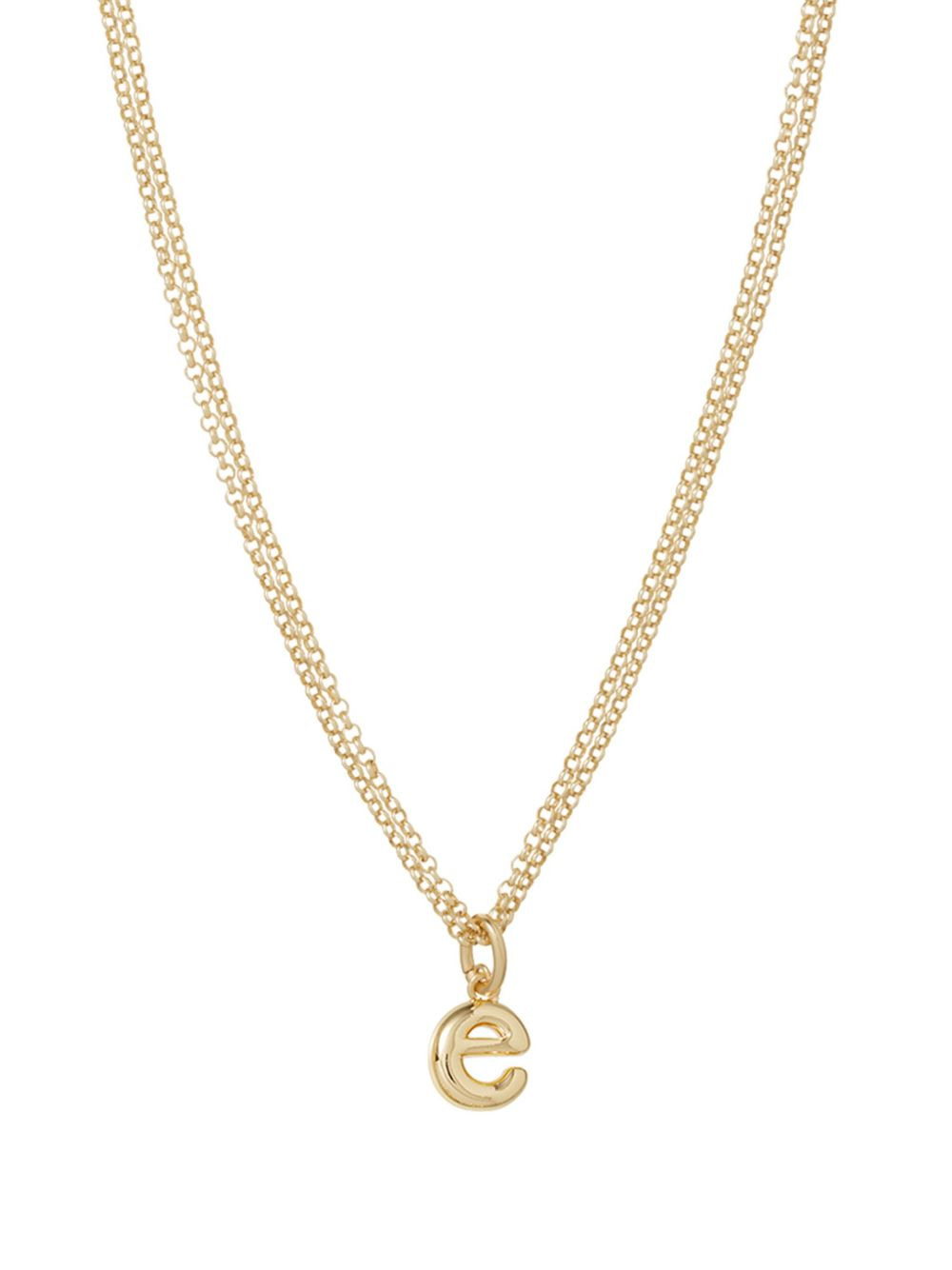 The Puffy Initial necklace - 2