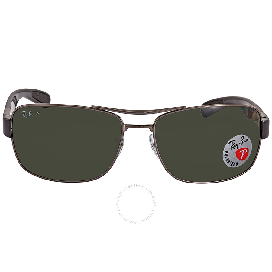 Ray Ban Polarized Green Classic G-15 Square Men's Sunglasses RB3522 004/9A 64 - 1