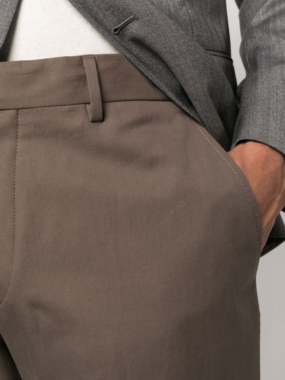 cotton tailored trousers - 5