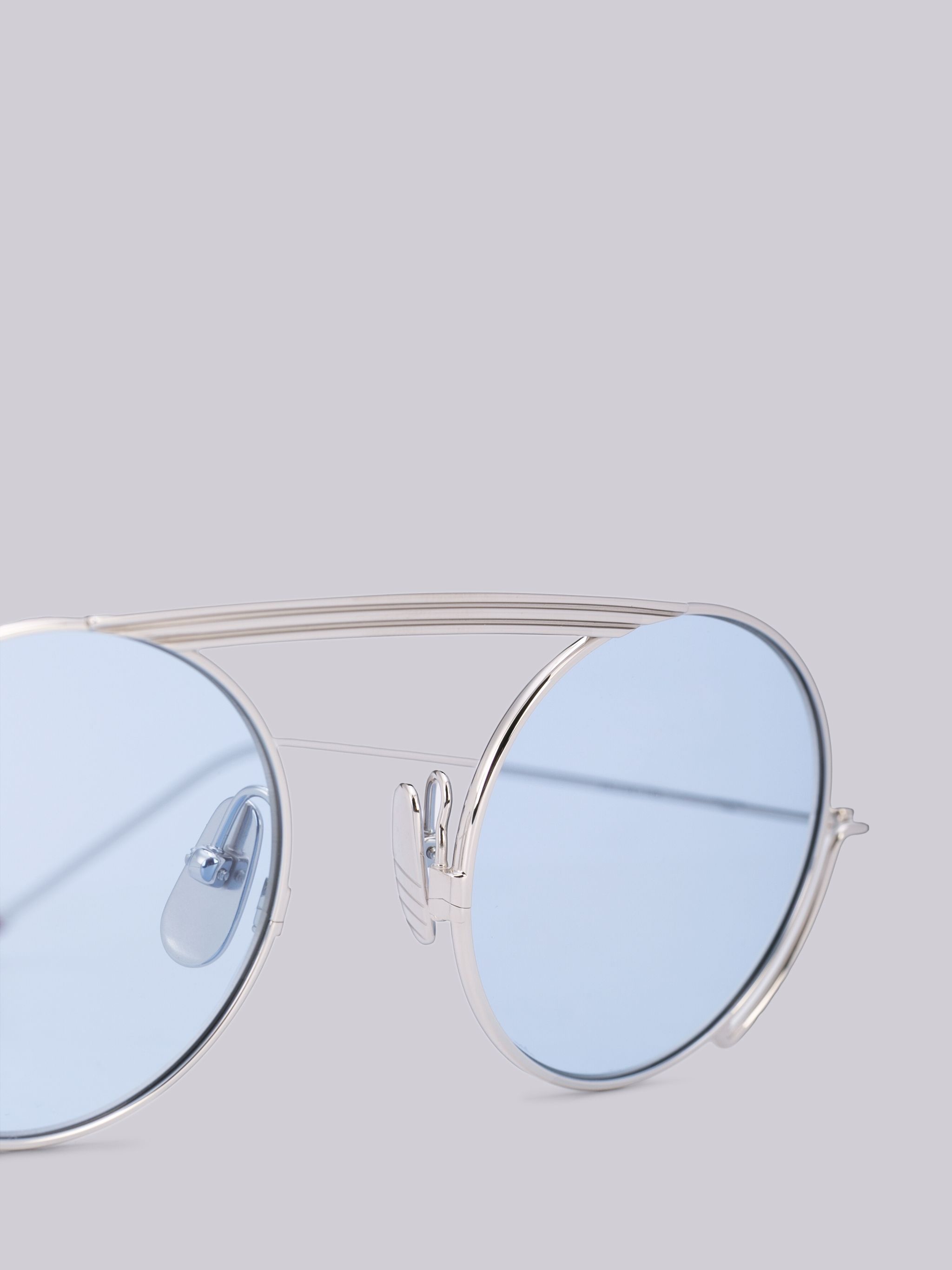 TB111 - Silver Round Sunglasses - 2