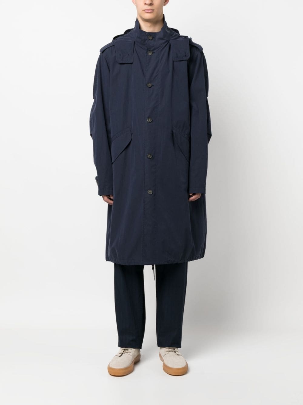 hooded parka coat - 2