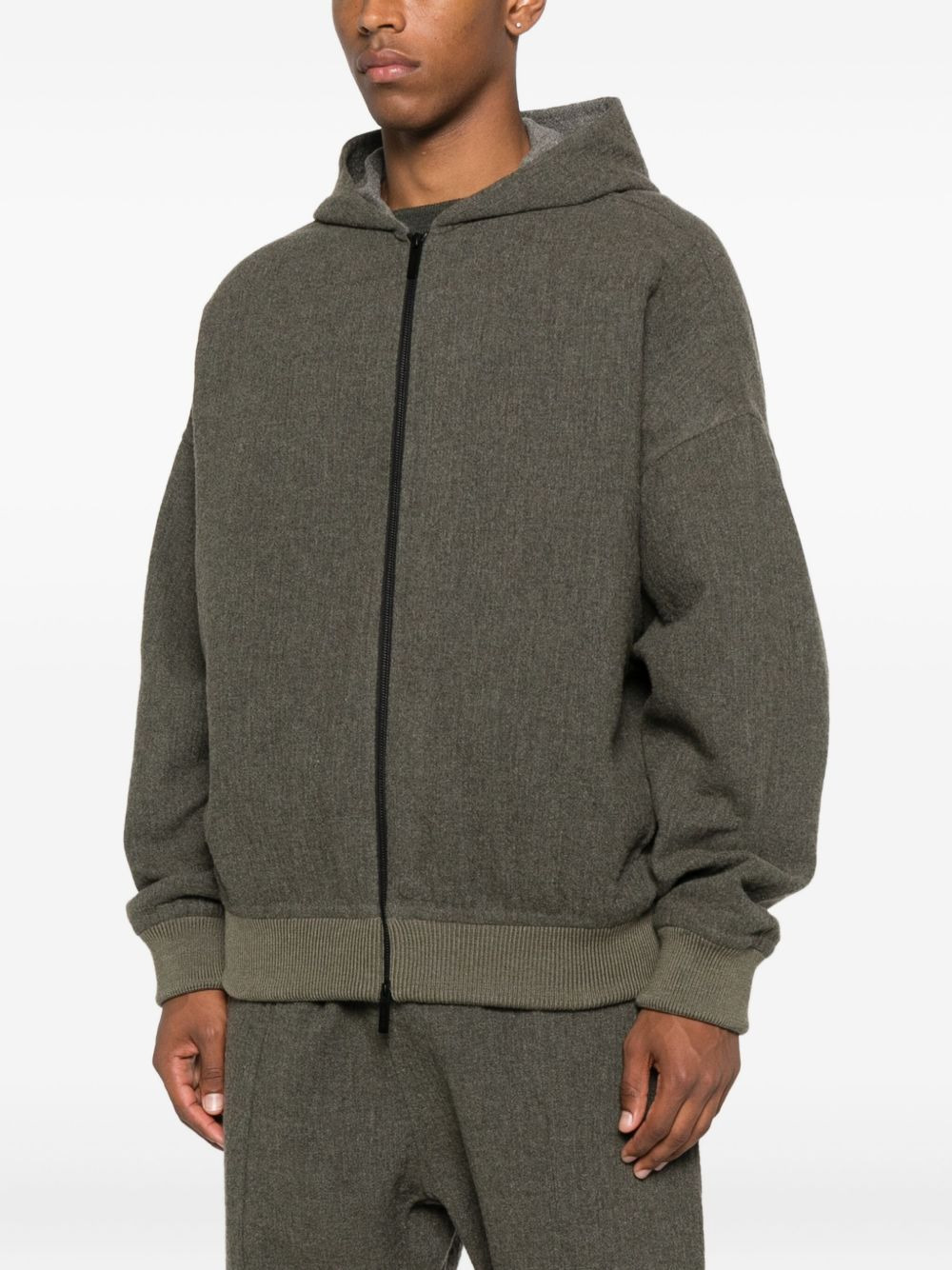 zip-up hoodie - 3