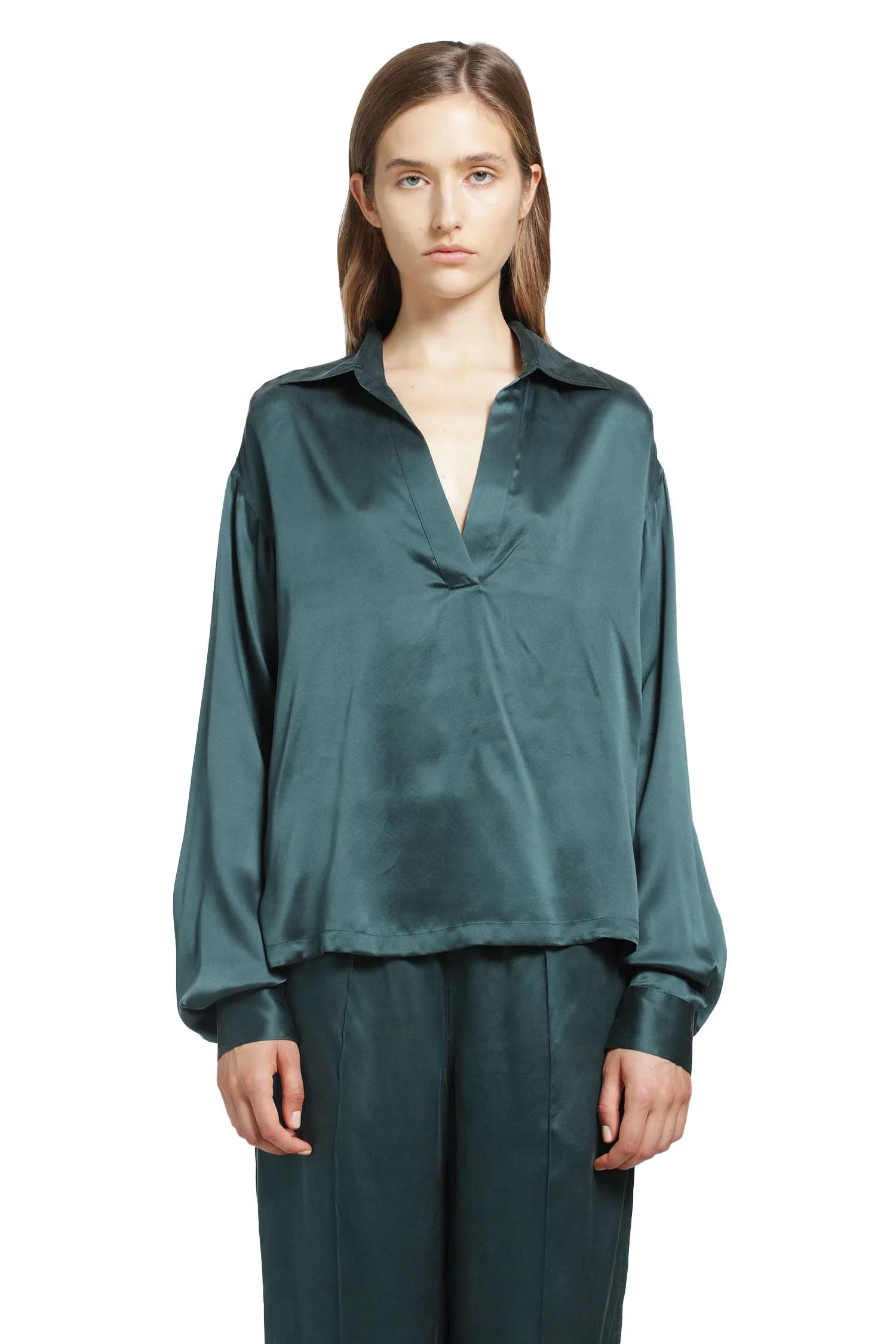 Silk Satin Polo - 1