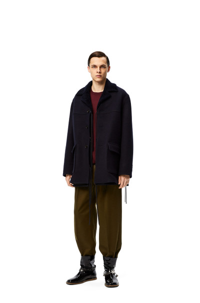 Loewe Pleated chino trousers in cotton outlook