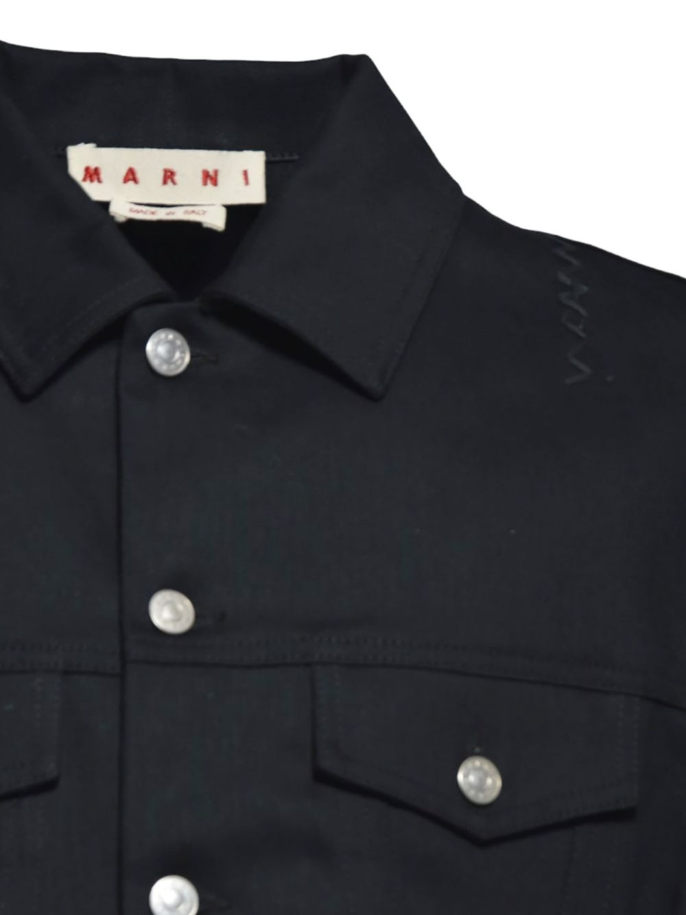 buttoned denim jacket - 3