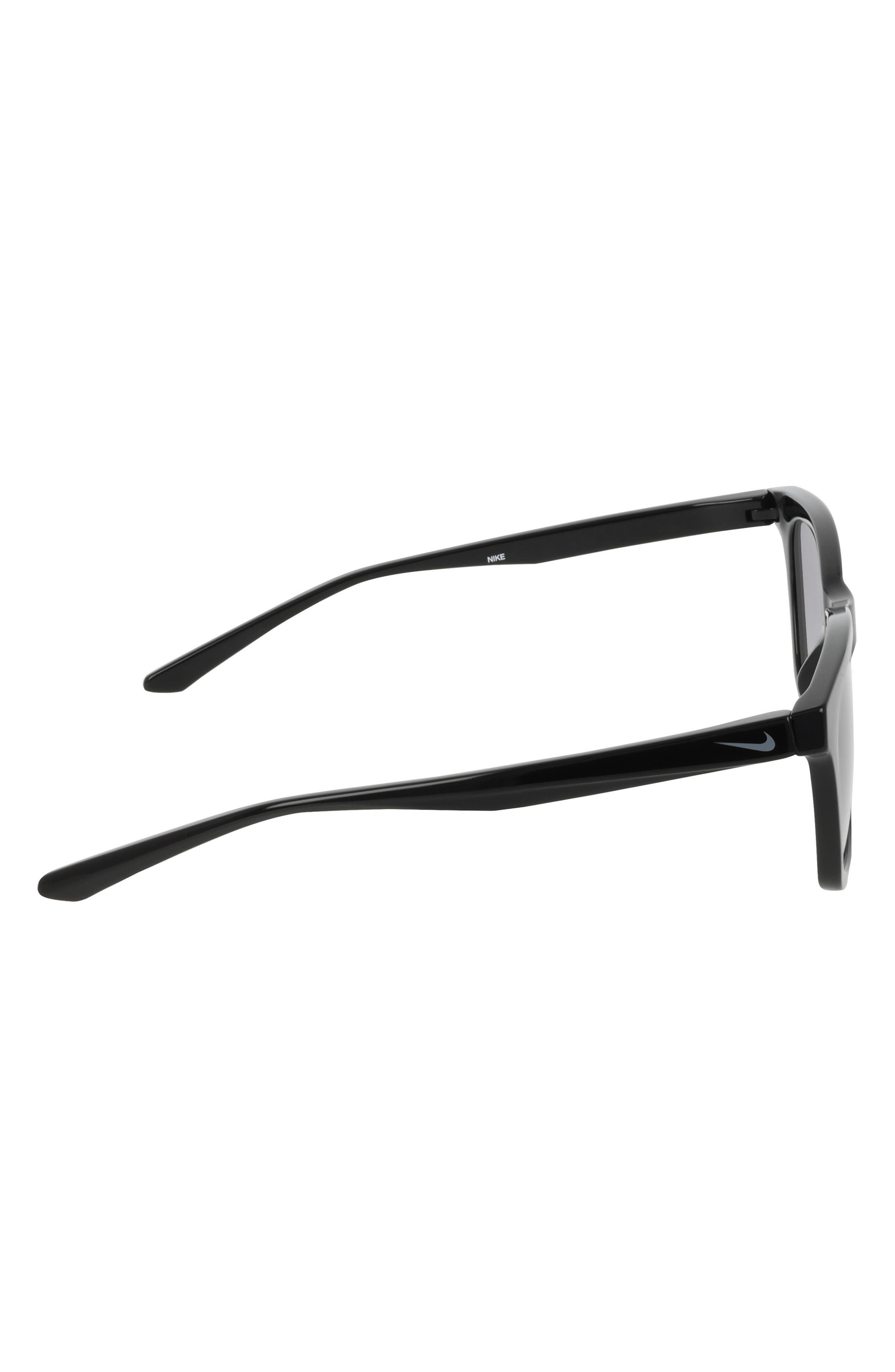 Nike Vital Flow 53mm Gradient Tea Cup Sunglasses in Black /Smoke Gradient at Nordstrom - 5
