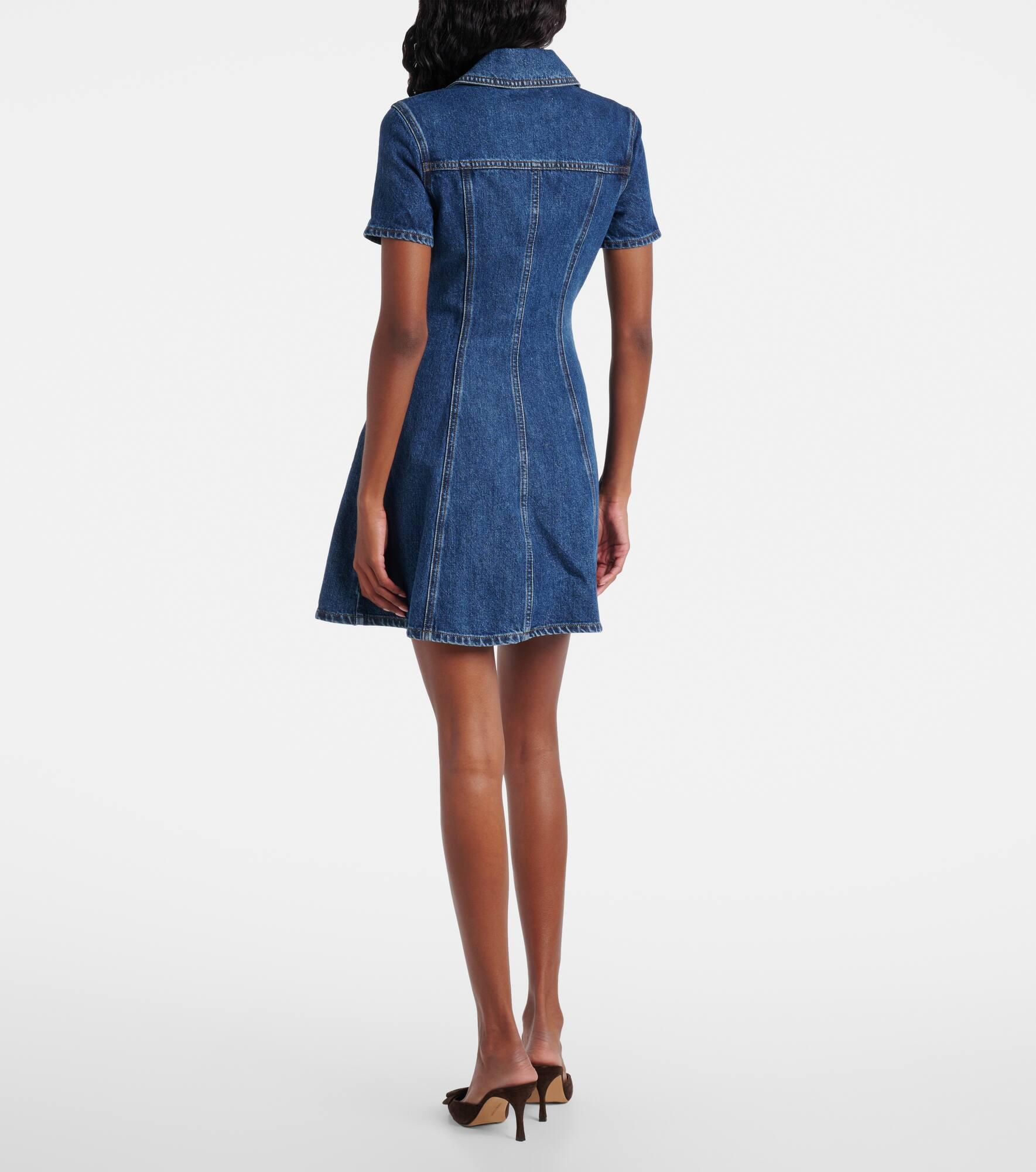 Denim shirt dress - 3