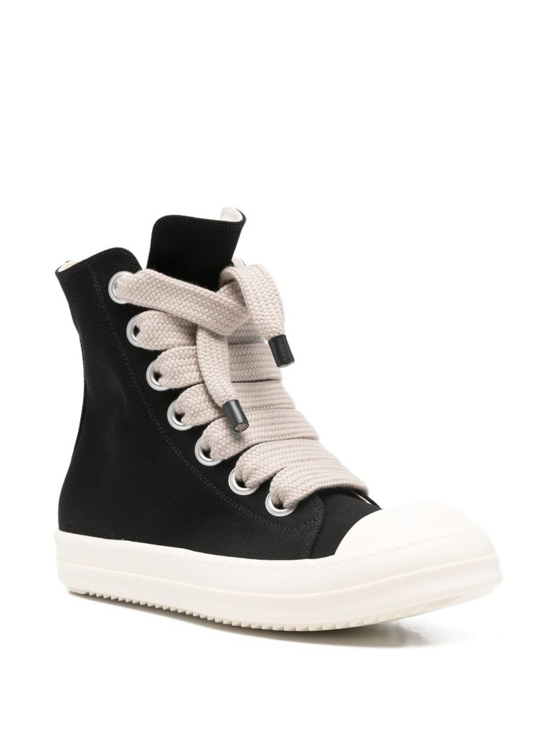 Rick Owens DRKSHDW Jumbolace high-top lace-up sneakers outlook
