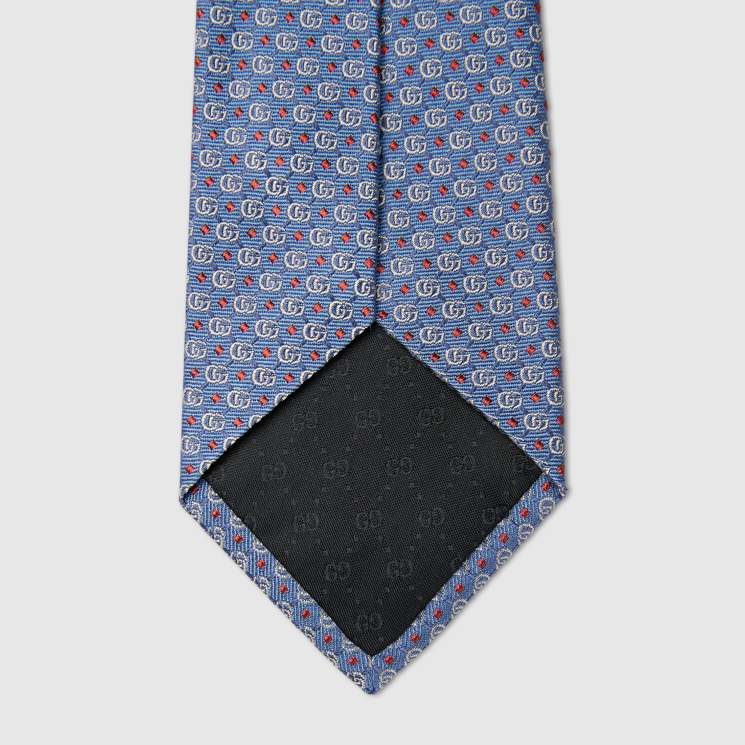 Double G silk jacquard tie - 5
