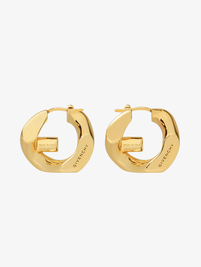 Givenchy G CHAIN EARRINGS IN METAL outlook