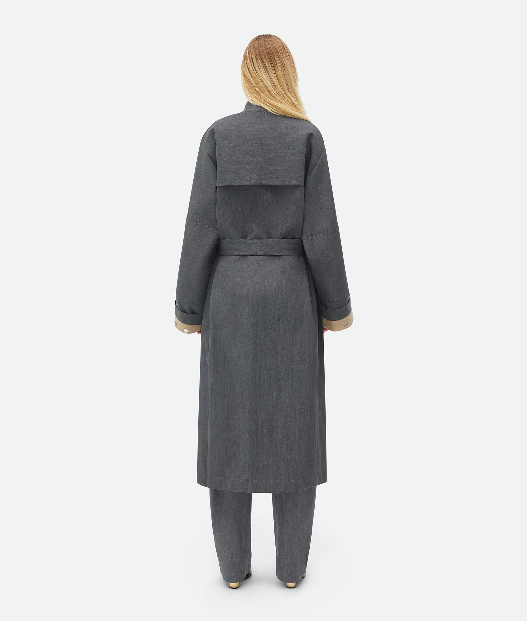 Bonded Wool And Cotton Parka - 3