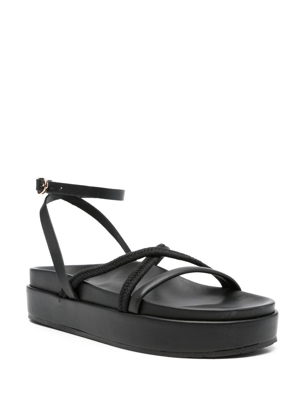 30mm crossover platform sandals - 2