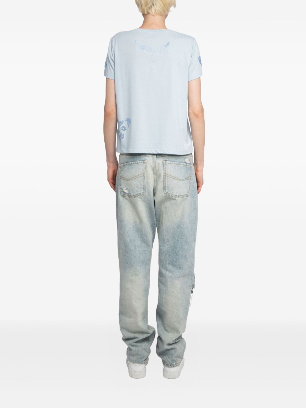 Alys crystal-embellished T-shirt - 3