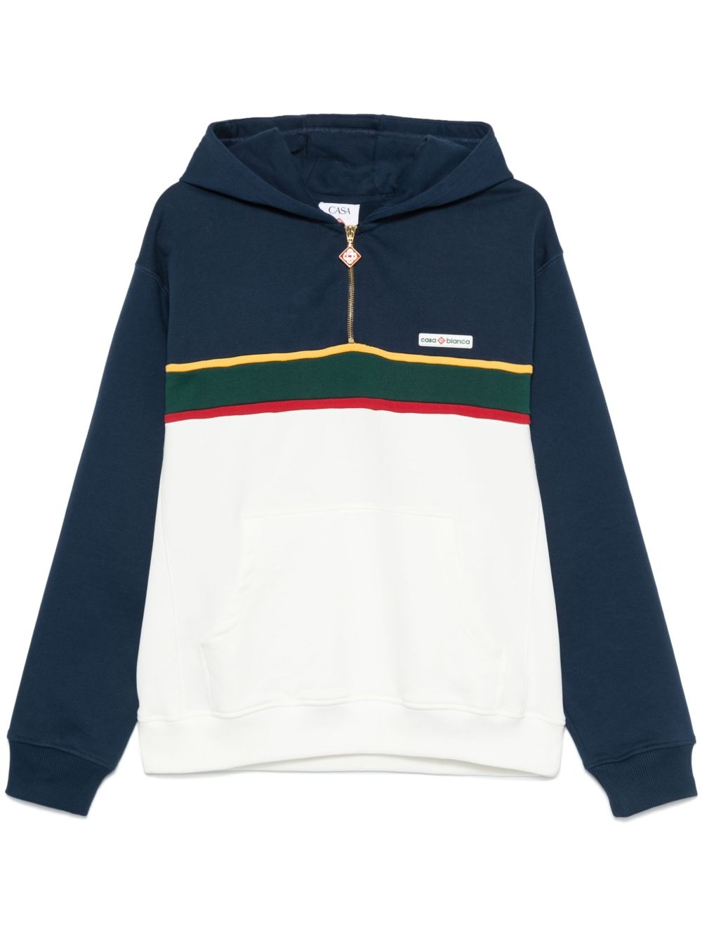 colour-block hoodie - 1