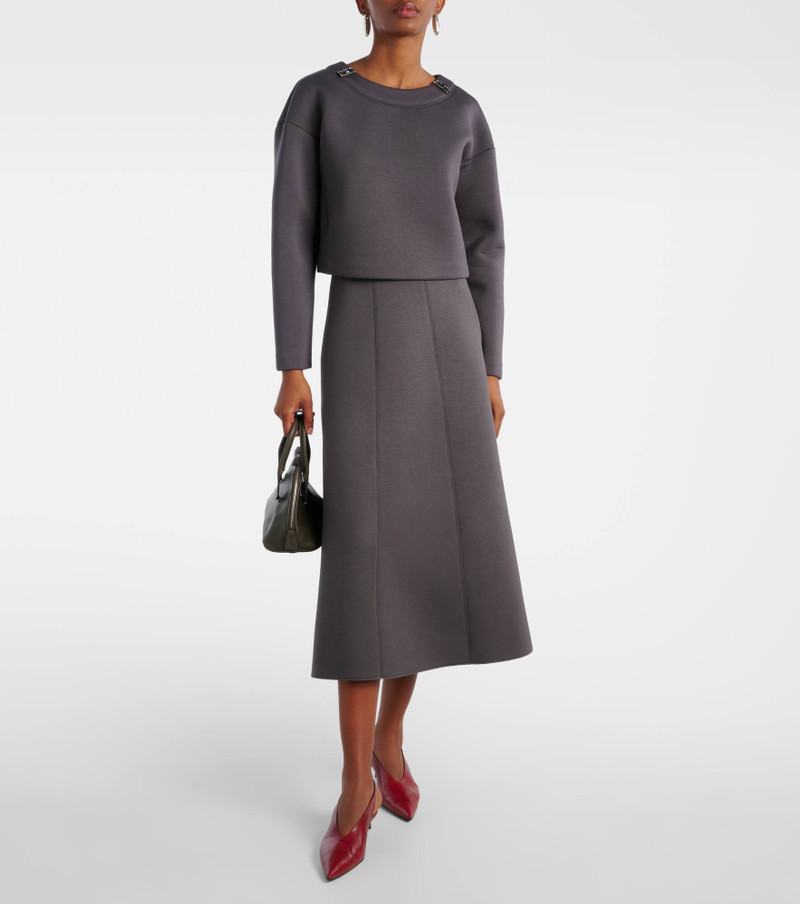 'S Max Mara Brunate paneled midi skirt outlook