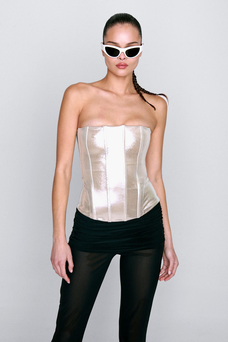 miaou LIBRA CORSET - METALLIC outlook