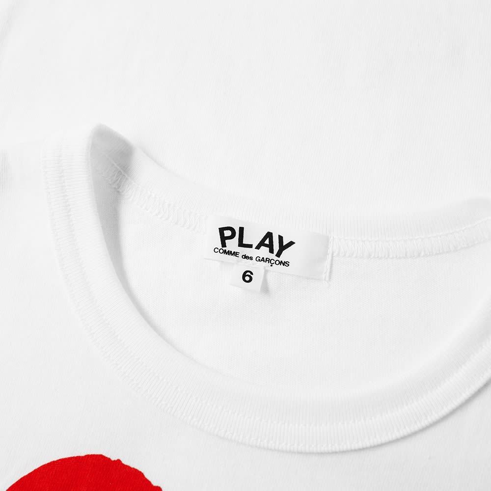 Comme des Garcons Play Kids Red Heart Logo Tee - 2