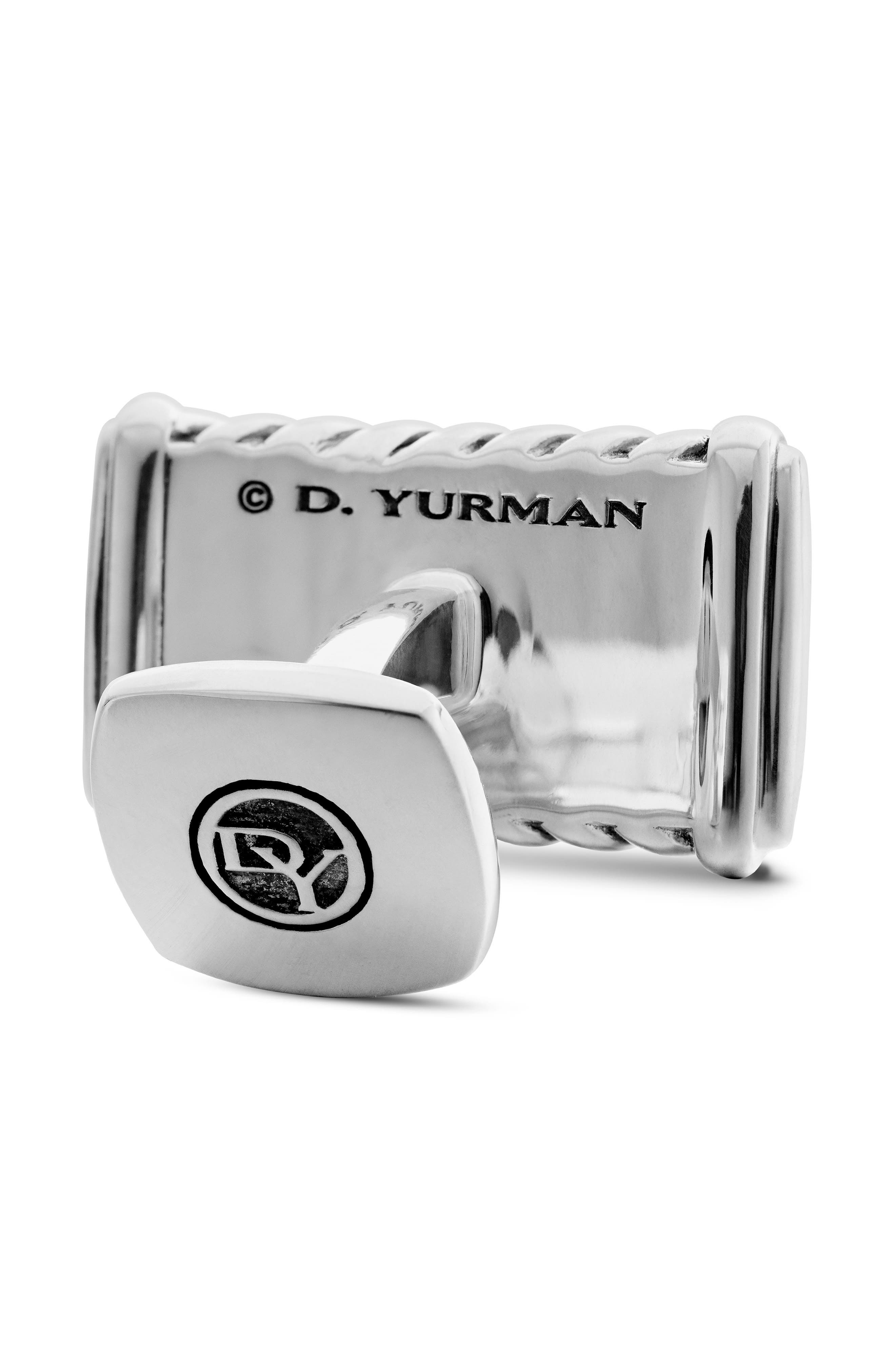 David Yurman Chevron Cuff Links in Silver at Nordstrom - 6