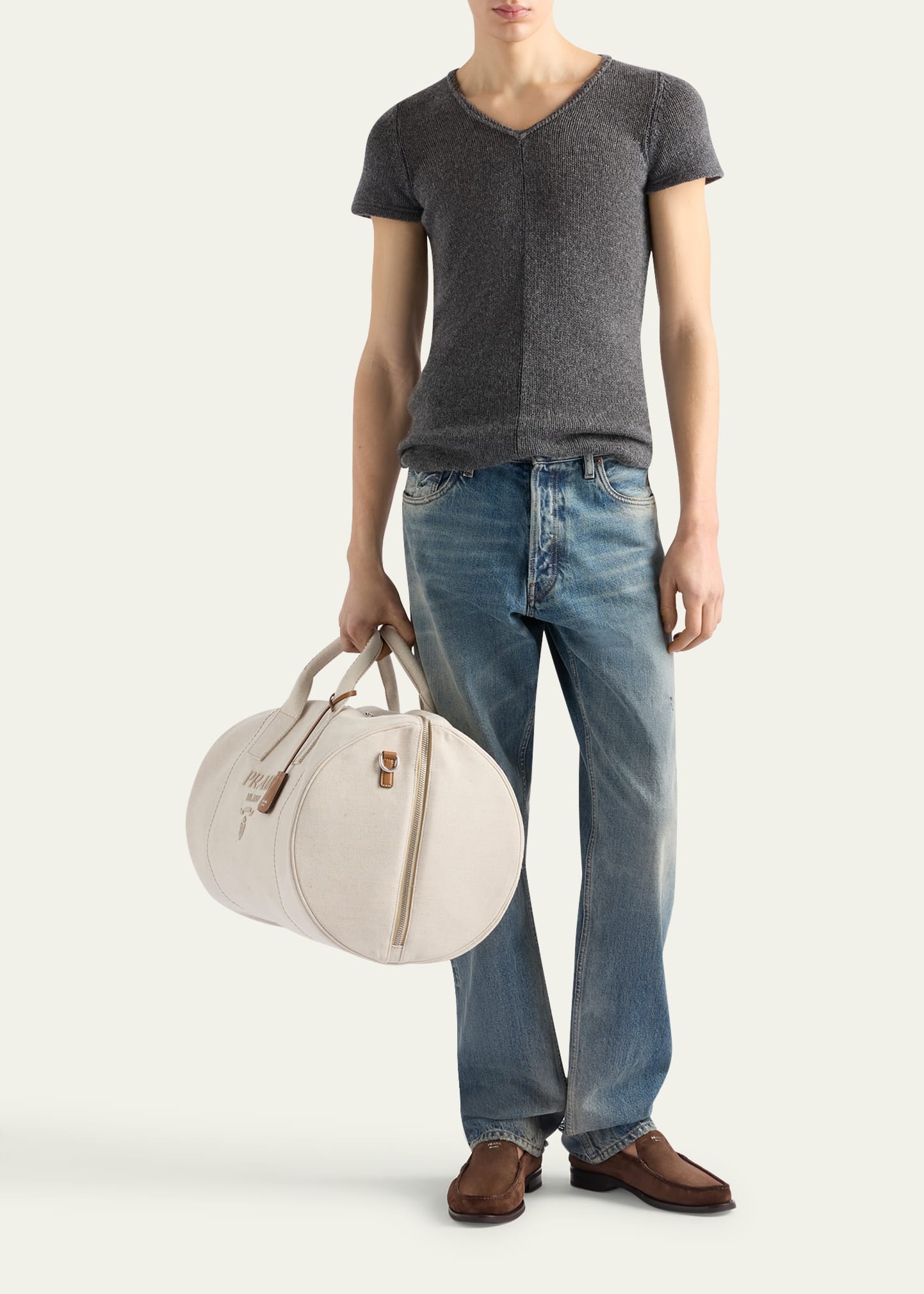 Men's Distressed Denim Pants - 2