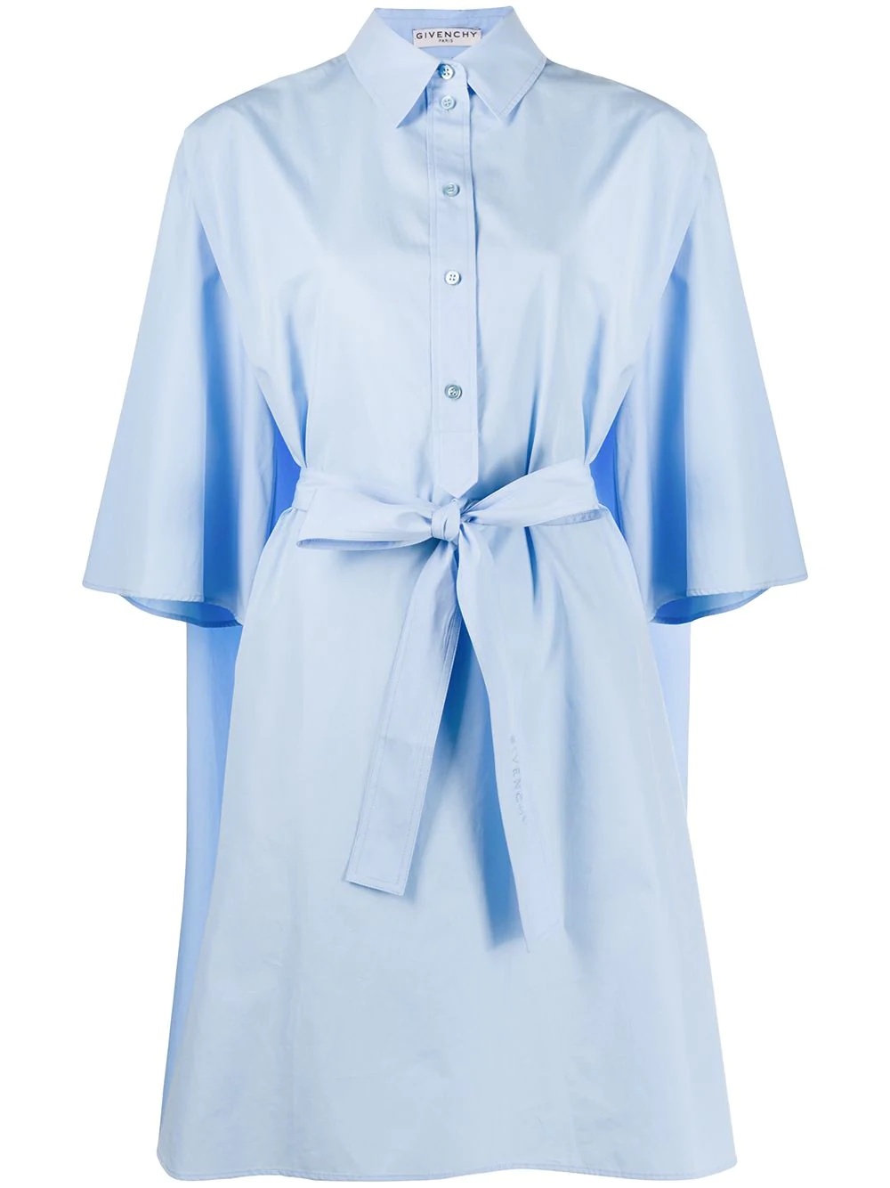 belted shirt dress - 1