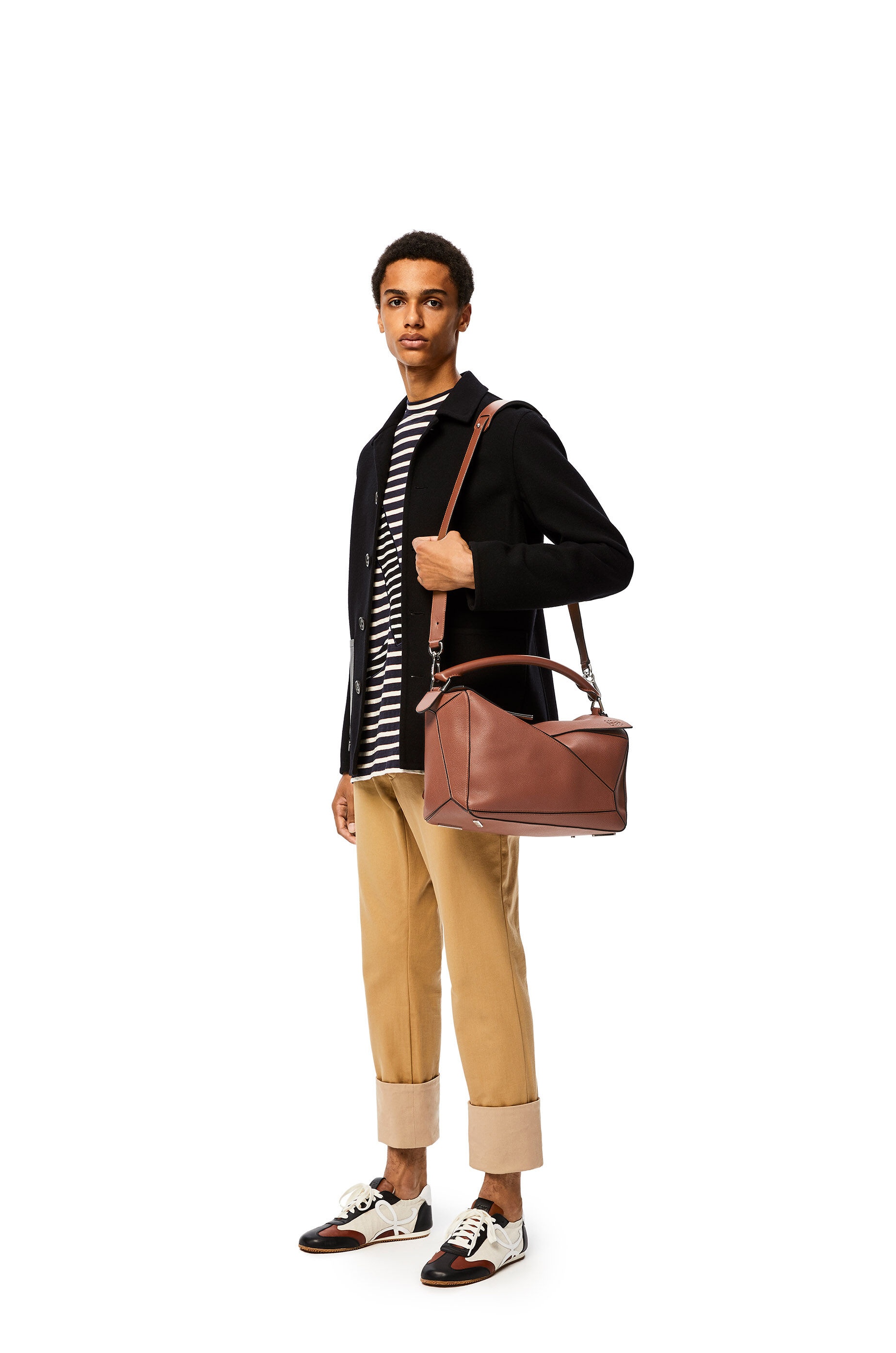 Large Puzzle bag in soft grained calfskin - 9
