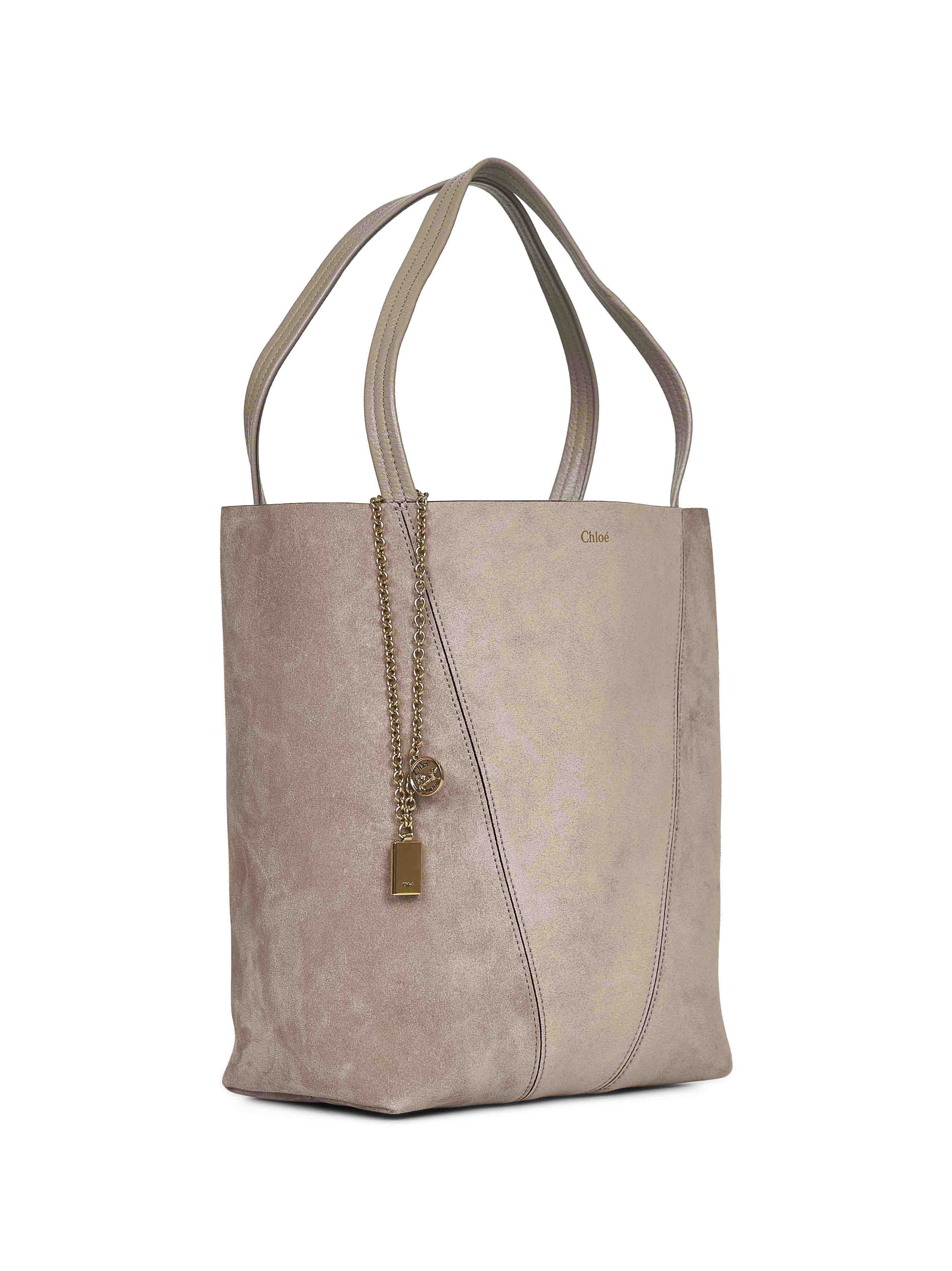 Motty grey Chloé Spin tote bag - 2