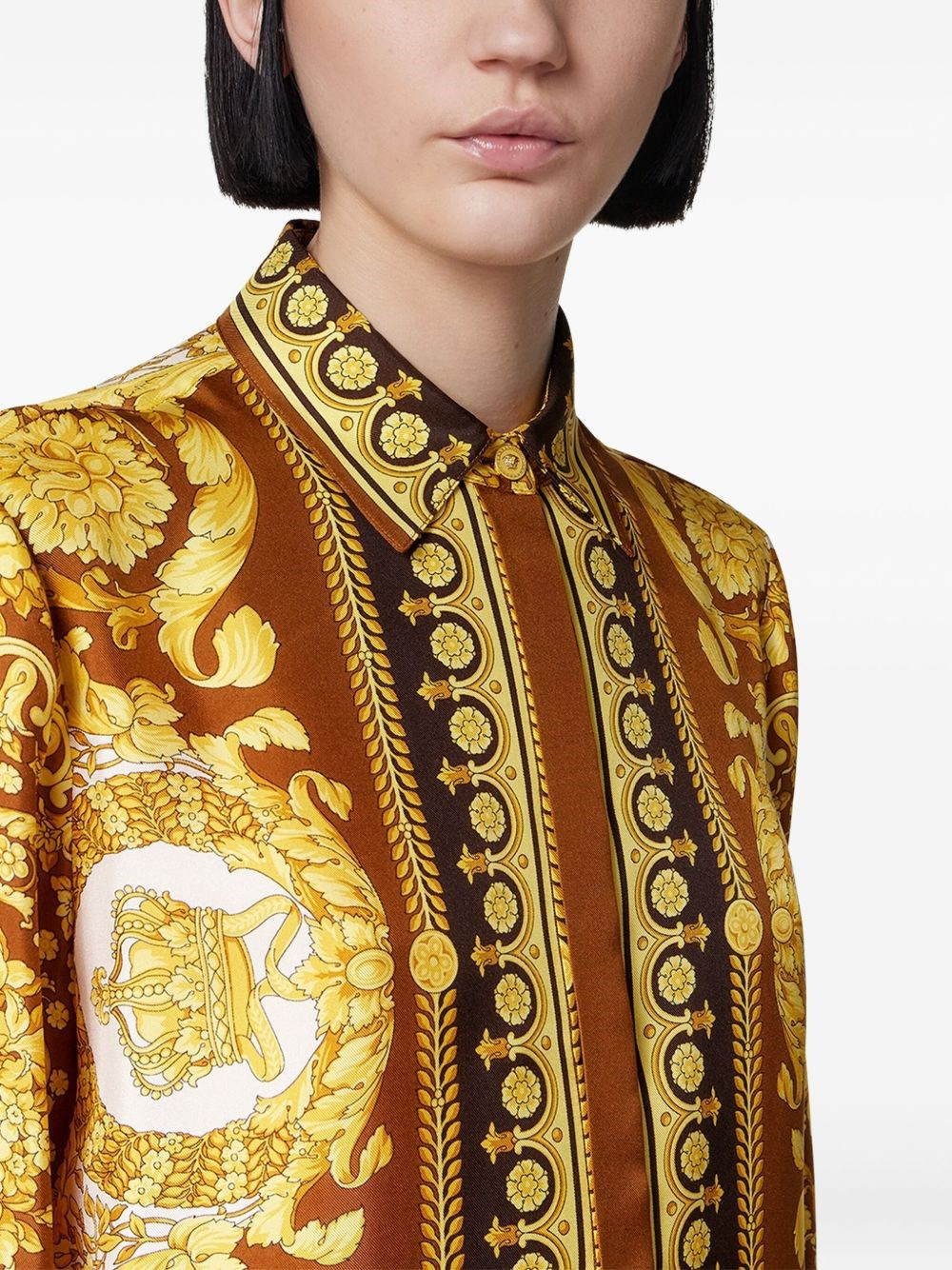 Barocco silk shirt - 5