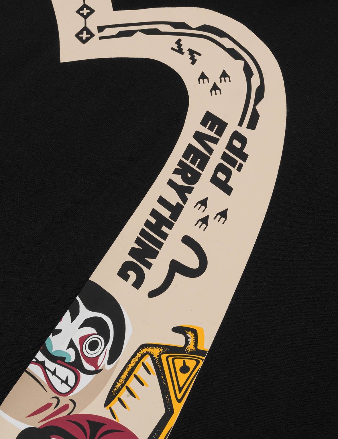 Slogan and Totem Daicock Print Relax Fit T-shirt - 5
