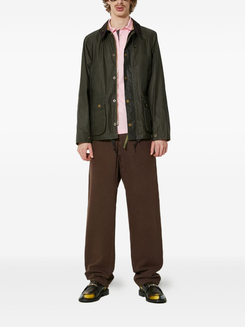 Barbour plaid-pocket polo shirt outlook