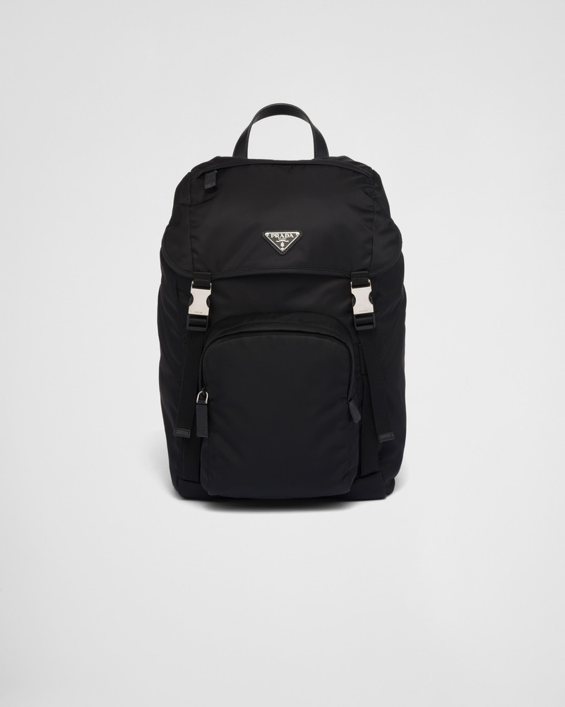 Re-Nylon and Saffiano leather backpack 1
