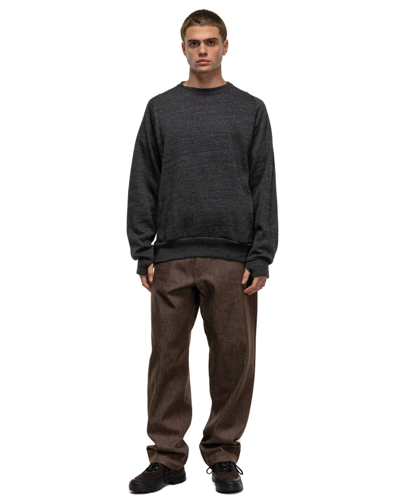 nonnative Dweller Crew Pullover C/P/R Sweat Charcoal outlook