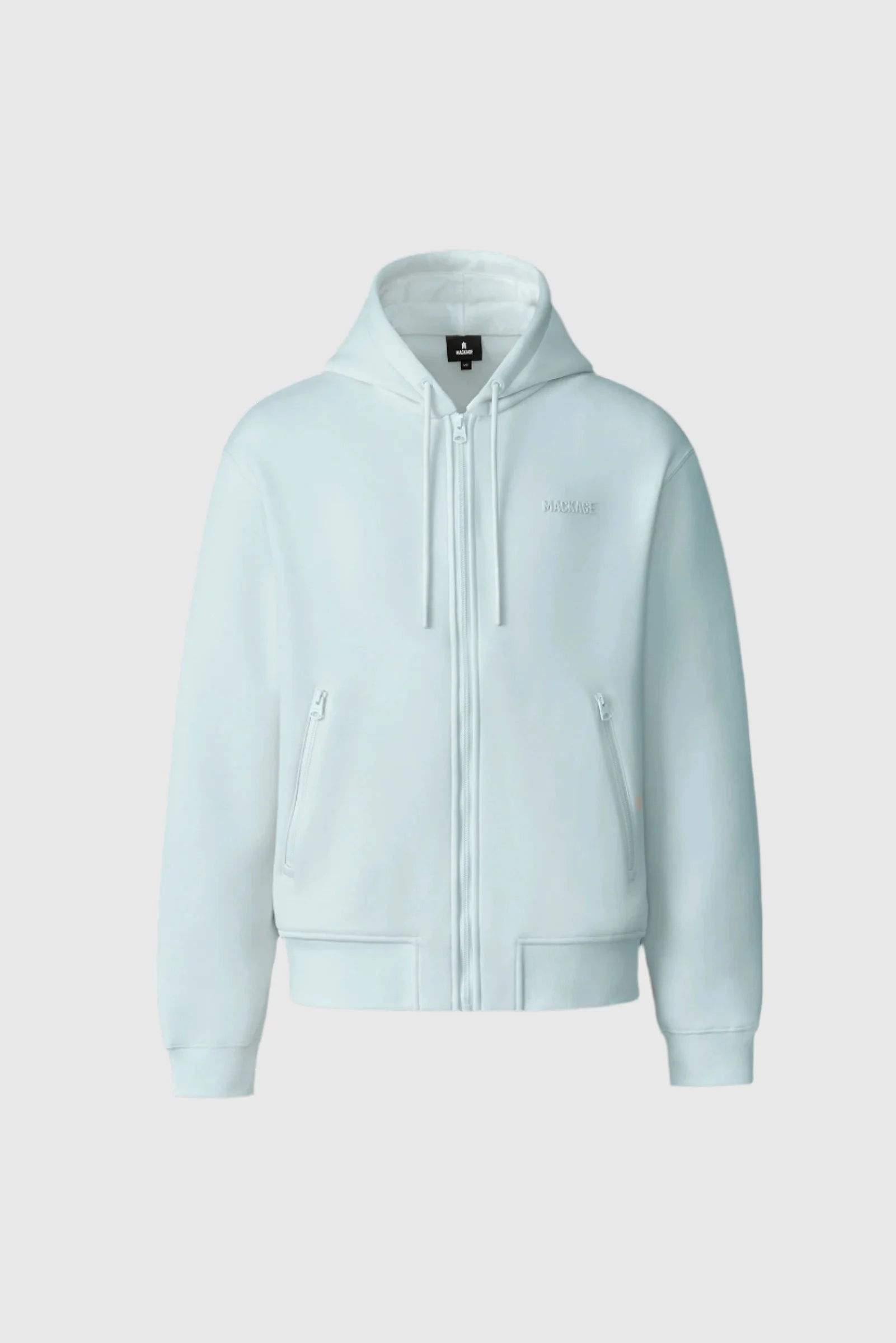 KRYSTOS Double-face Jersey zip-up hoodie - 1