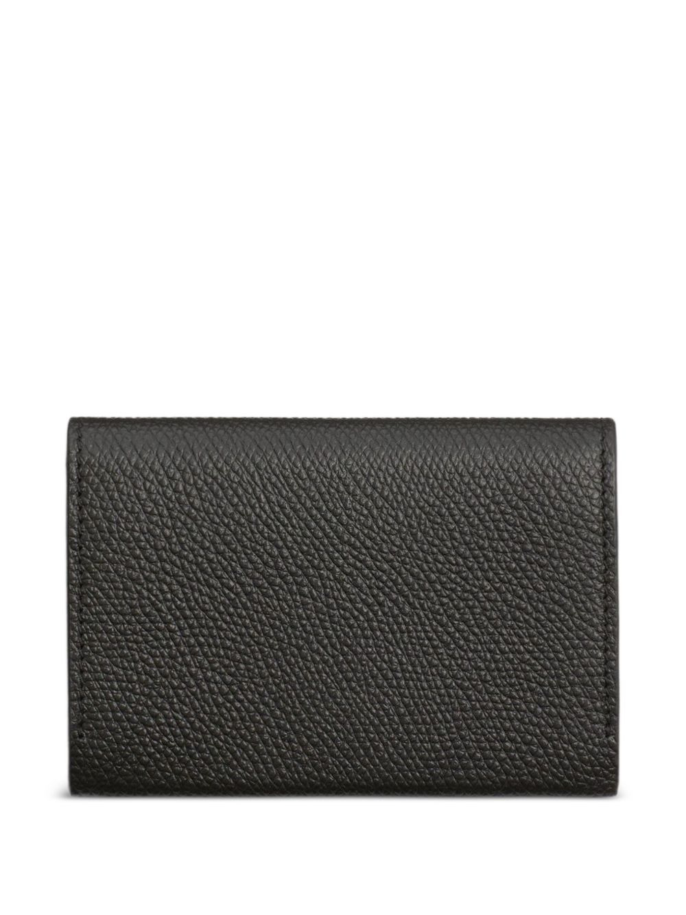 grained leather wallet - 2