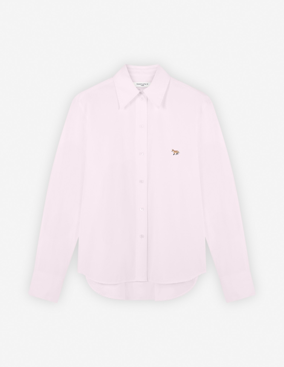 CLASSIC SHIRT WITH BABY FOX PATCH IN COTTON POPLIN - 1