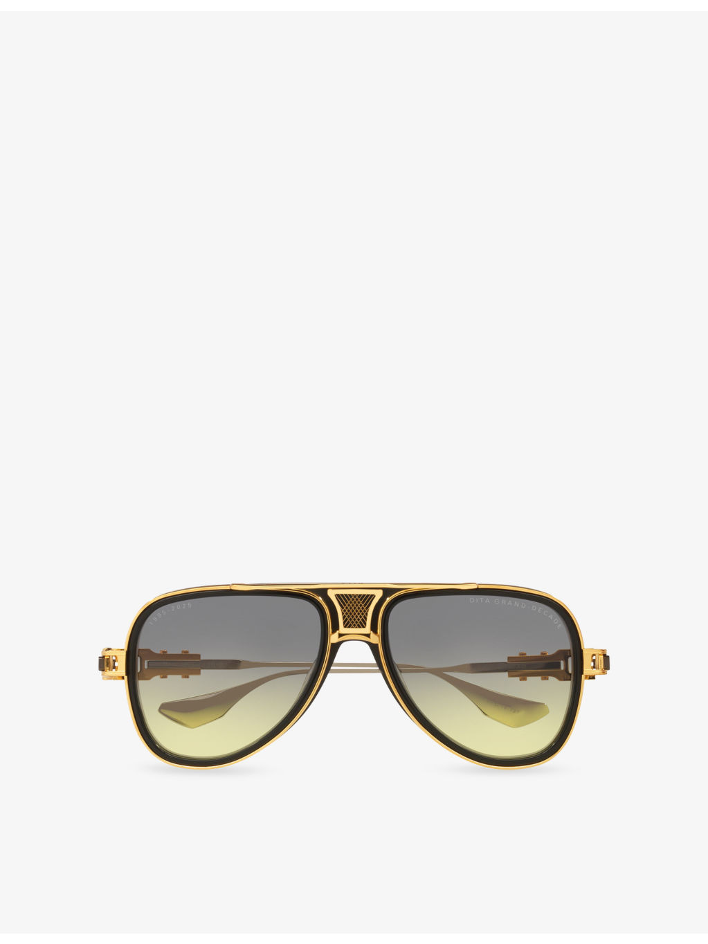D4000473 Grand Decade Aviator-Frame Metal Sunglasses - 4